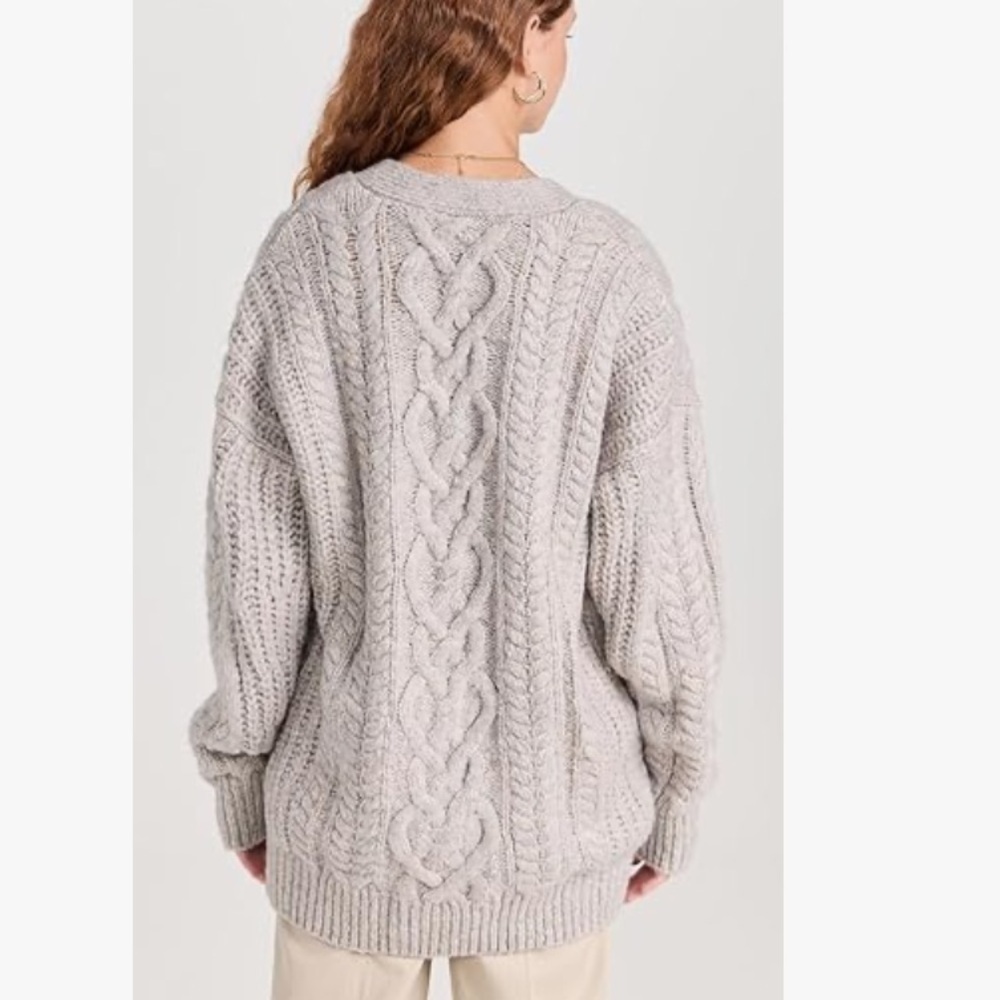 Astr Wool blend oversized cardigan - Picture 7 of 9